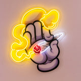 Hand Smoker Led Neon Acrylic Artwork