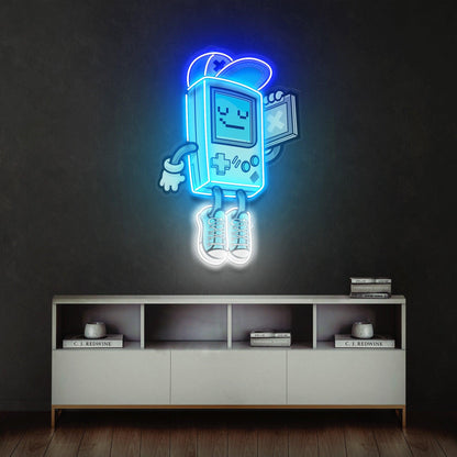 Gameboy Led Neon Acrylic Artwork